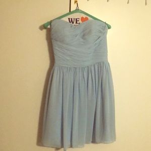 Light blue bridesmaid dress